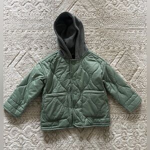 Zara Kids Water Repellent Hooded Puffer 12-18 Months